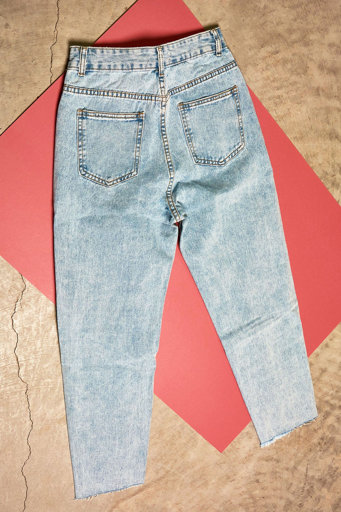 FULL RIPPED JEAN BLUE