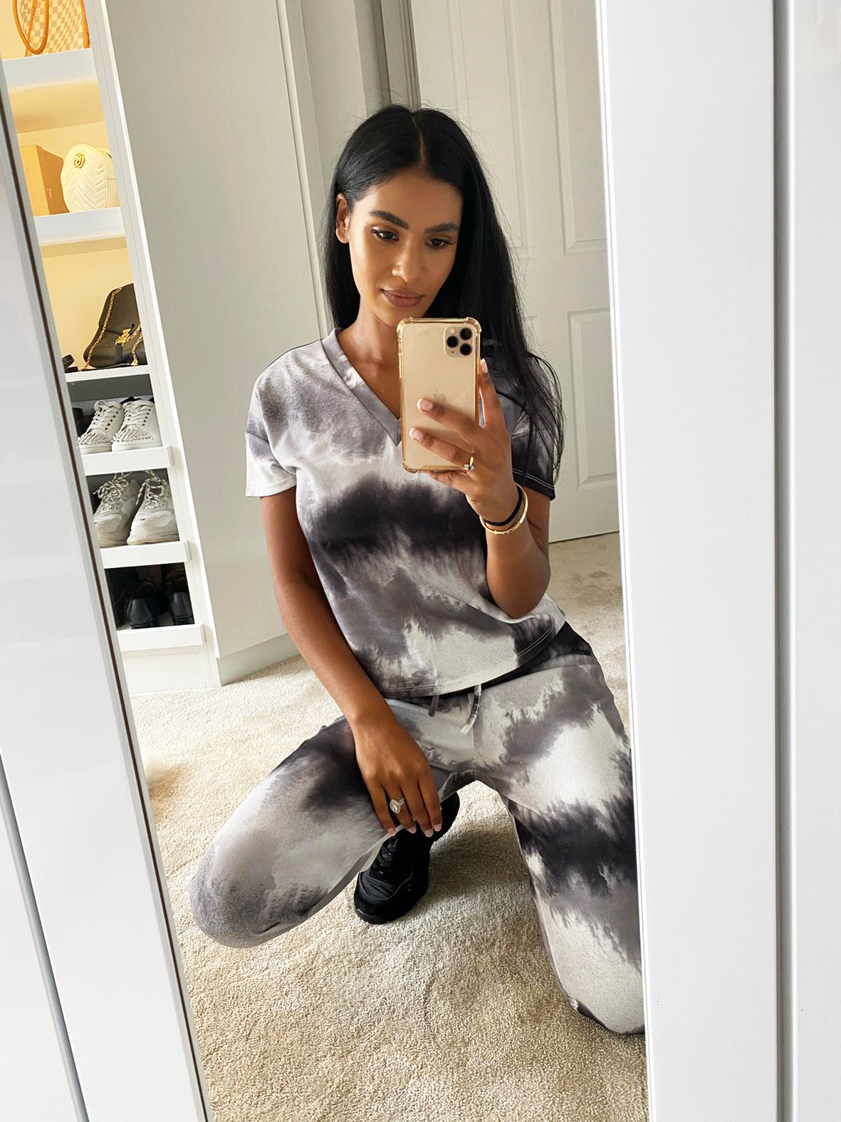 TIE DYE LOUNGE SET VARIOUS COLOURS