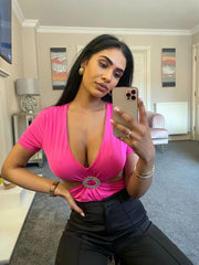 CUT OUT BODYSUIT VARIOUS COLOURS