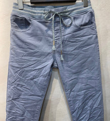 ELASTIC WAIST JEAN JOGGER VARIOUS COLOURS