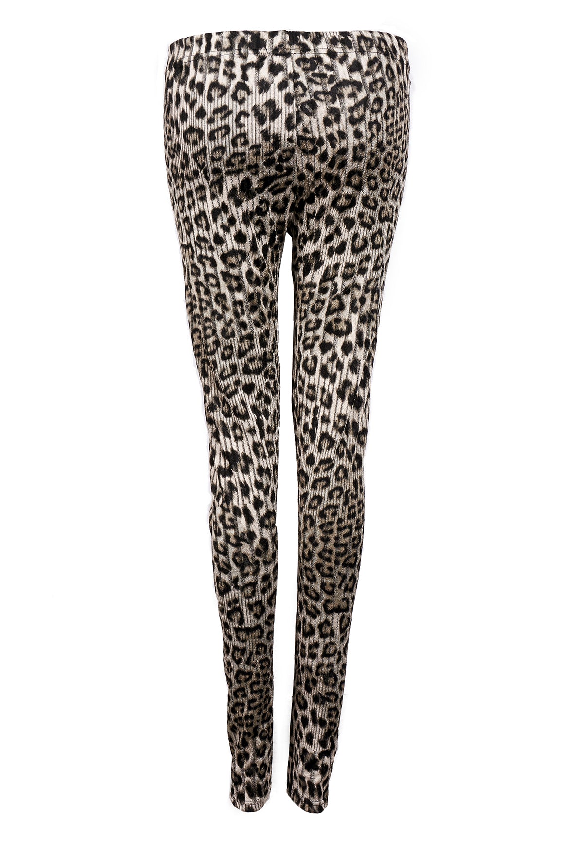 LEOPARD PRINT LOUNGE SET BLACK